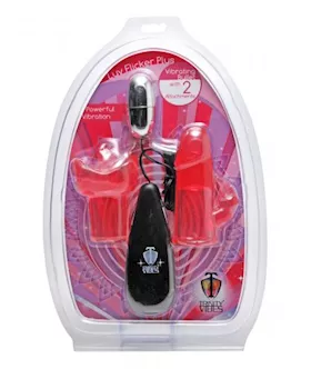 Luv Flicker Plus Vibrating Bullet With Attachments