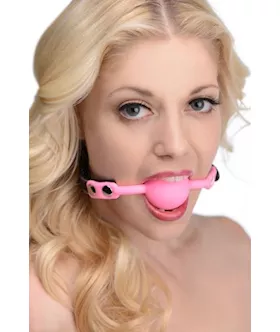 Glow Gag Glow In The Dark Silicone Ball Gag