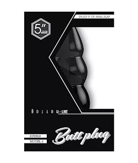 Bottom Line Buttplug Rubber  5 In Model 6