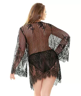 Bella Kimono Lace Robe
