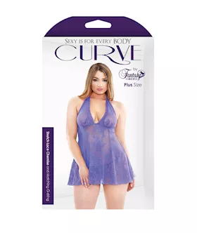Stretch Lace Chemise & Matching G-string