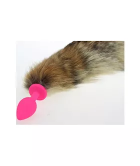Flirty Fox Tail Silicone Butt Plug