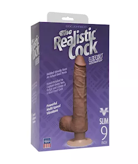 The Realistic Cock Ur3 Slim Vibrating 9 Inch