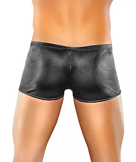 Pouch Short Satin Black