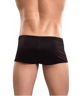 Zipper Short Lycra Black S/m