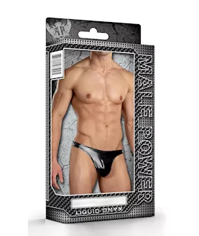 Rubber Classic Thong Black