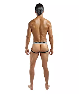 Peep Show Jock Ring Black