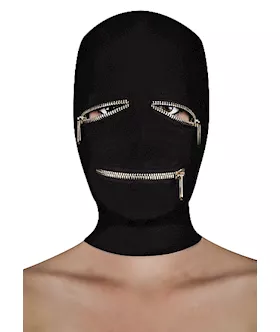Zipper Mask With Eye And Mouth Zipper