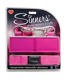 Tlc Sinners Waist Harness And Cuffs