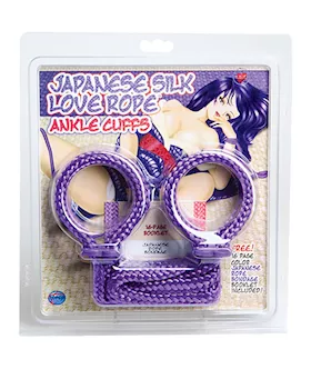 Japanese Silk Love Rope Ankle Cuffs