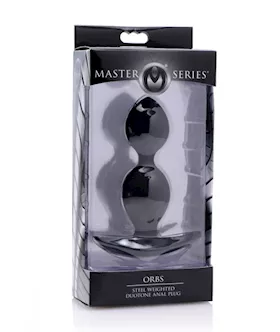 Orbs Steel Weighted Duotone Silicone Anal Plug