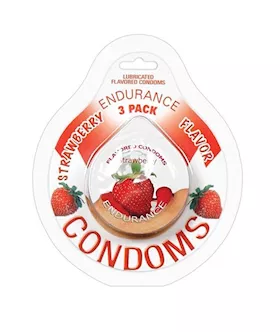 Endurance Condoms Strawberry
