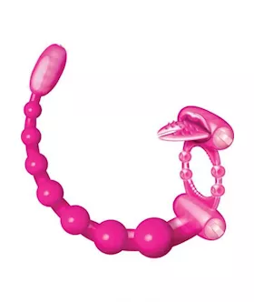 Super Xtreme Vibrating Scorpion Silicone C Ring Waterproof - Magenta