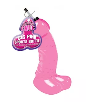 Dicky Chug Big Pink Sports Bottle