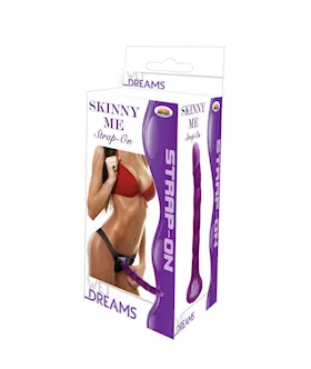 Skinny Me 7 Inch Strap On With Harness