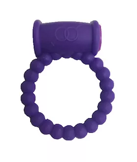 Pearl Necklace Vibrating Cock Ring