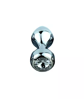 Metal Butt Plug With Jewel