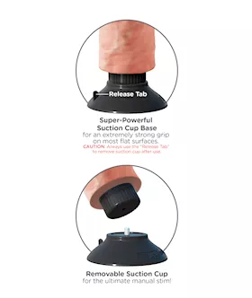 King Cock 8 Inch Vibrating Cock With Balls