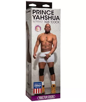 Prince Yahshua Ultraskyn 105 In Cockwith Removable Vac-u-lock Suction Cup Chocolate