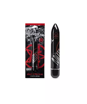 Motley Crue Design Shout At The Devil 7 Function Vibrator Black