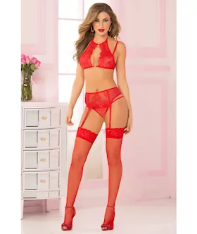 Bed Of Roses Bra Set