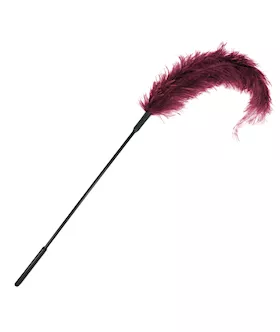 Sportsheets Ostrich Tickler Burgundy