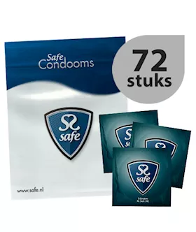 Safe Xl Condoms 72 Pcs