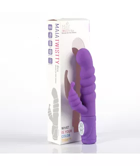 Swirl Vibrator With Clit Stem