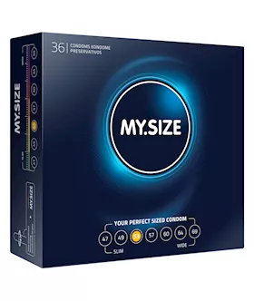My Size Natural Latex Condom 53 Width 36 Pcs