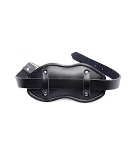 Leather Padded Silicone Penis Mouth Gag