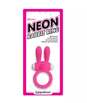 Neon Rabbit Ring Pink