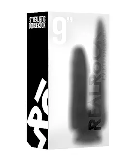 Realistic Double Cock 9 Inch
