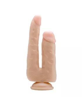 Realistic Double Cock 9 Inch