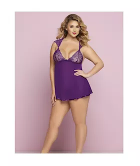Purple Reign Babydoll Set