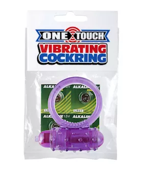 Mini One-touch Cockring Purple