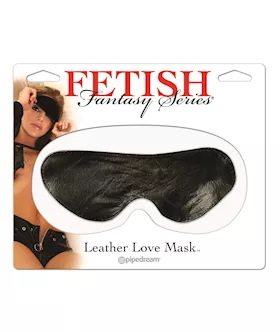 Love Mask--black Leather