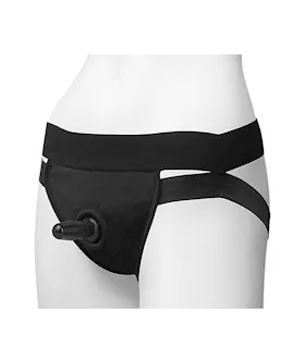 Vac-u-lock Panty Harness With Plug Dual Strap Large/xl