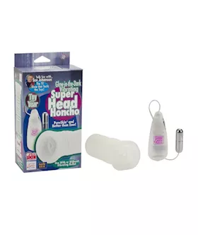 Sue Johanson Glow-in-the-dark Vibrating Super Head Honcho - Pink