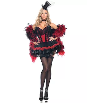 2 Piece  Speak Easy Saloon Girl