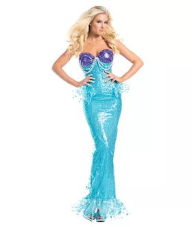 1 Piece  Under The Sea Mermaid  Costume - S/m
