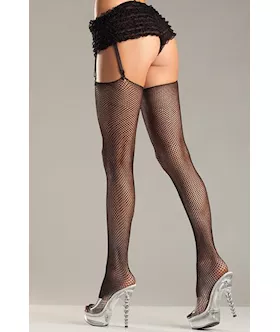 Fishnet Thigh Highs