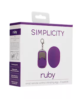 Ruby Remote Control Vibrating Egg