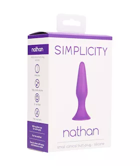Nathan Small Conical Butt-plug With Suction Cup