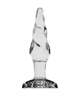 Butt Plug - Twisted - Glass