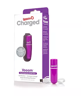 Charged Vooom Rechargeable Bullet Vibe Purple