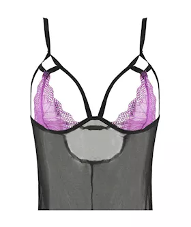 Lace Bustier G-string Set