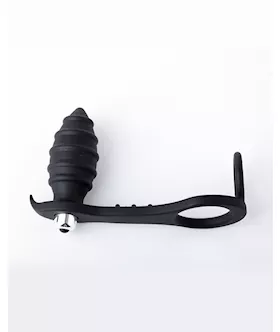 Double Duty Cock Ring And Anal Plug