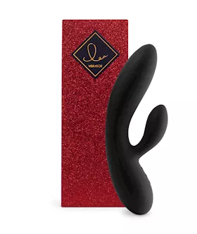 Feelztoys Lea Vibrator Black Glitter