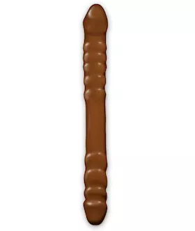 Basix Double Dong Brown 16 Inch