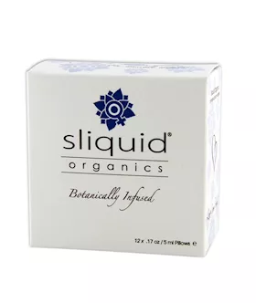 Sliquid Organics Lube Cube 12 Sachet Pack
